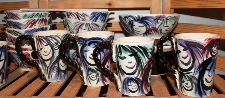 Serene Faces Collection by Orlando Pottery